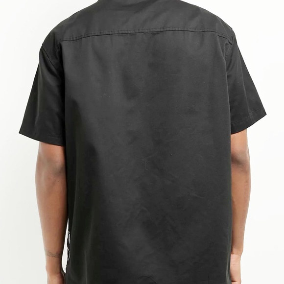 Lurking Class By Sketchy Tank Crawl Black Zip Work Shirt Brand New Size M - Picture 2 of 6